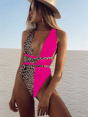 Leopard print One-Piece Swimsuit