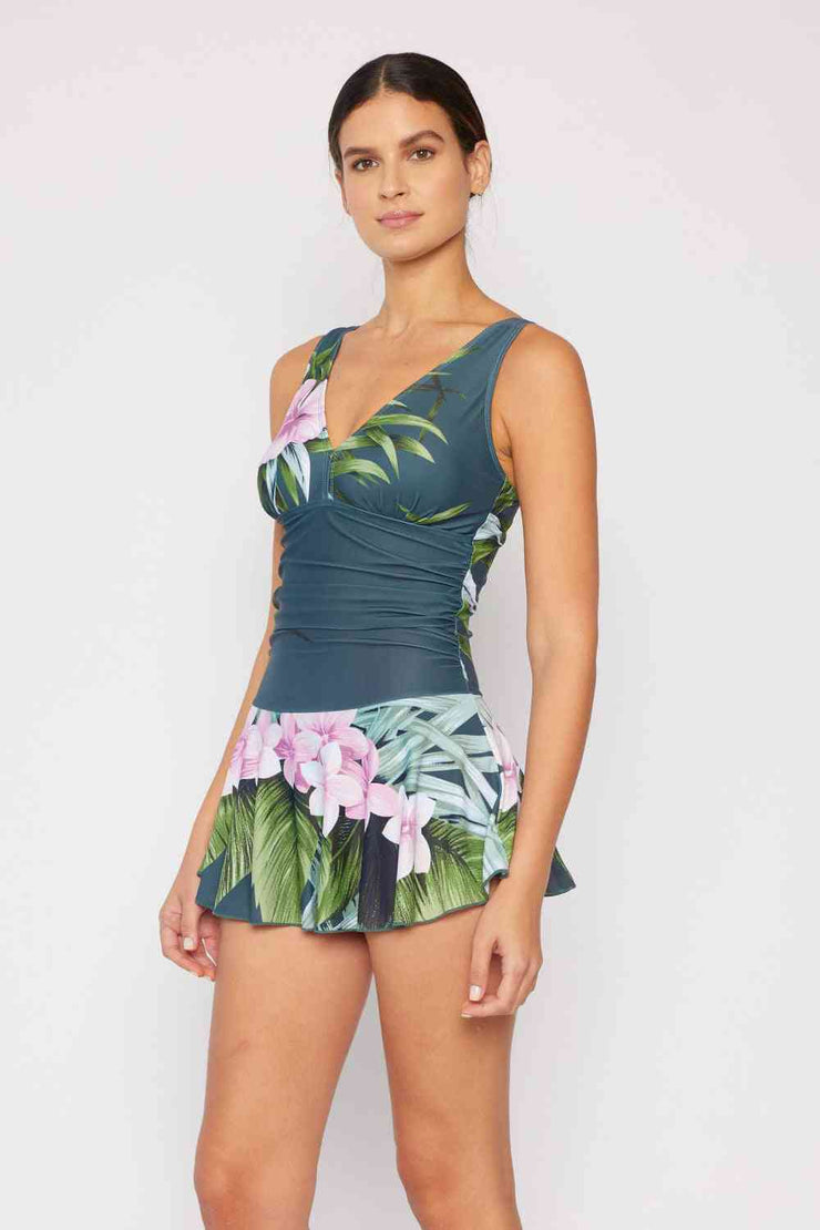 Tropical Swim Dress