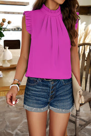 Frill Ruched Blouse