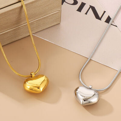 Heart Pendant Layering Necklace