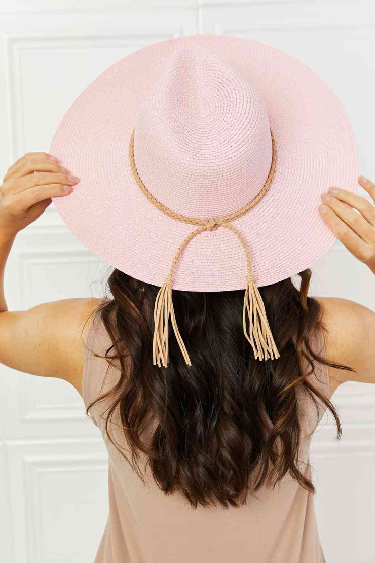 Pink Straw Women’s Cowboy Hat