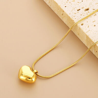 Heart Pendant Layering Necklace