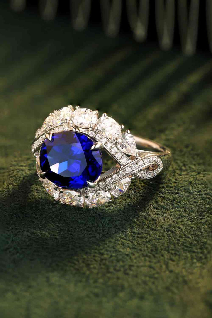 THE STEPHANIE 5 Carat Lab-Grown Sapphire Ring