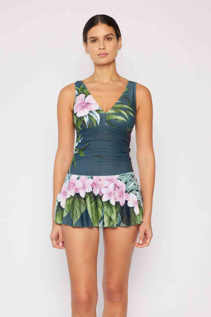 Tropical Swim Dress