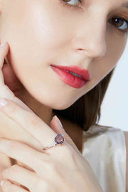 THE ELLE Morganite 925 Sterling Silver Ring